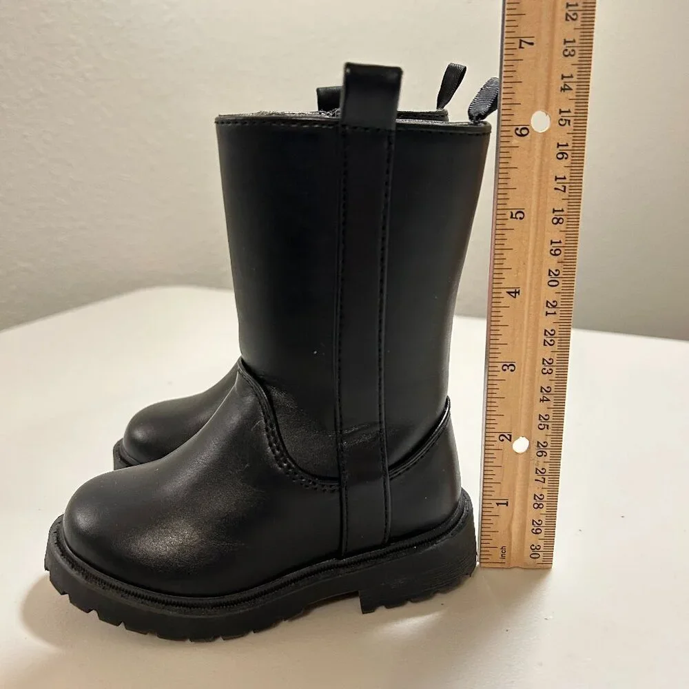 Old Navy Toddler Tall Black Boots Size: 5